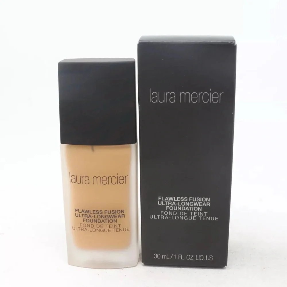 LAURA MERCIER flawless fusion ultra-longwear foundation in 4C1 Praline NEW